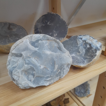Chalcedoon ruw | Brazilië | ca. 2 kg per stuk