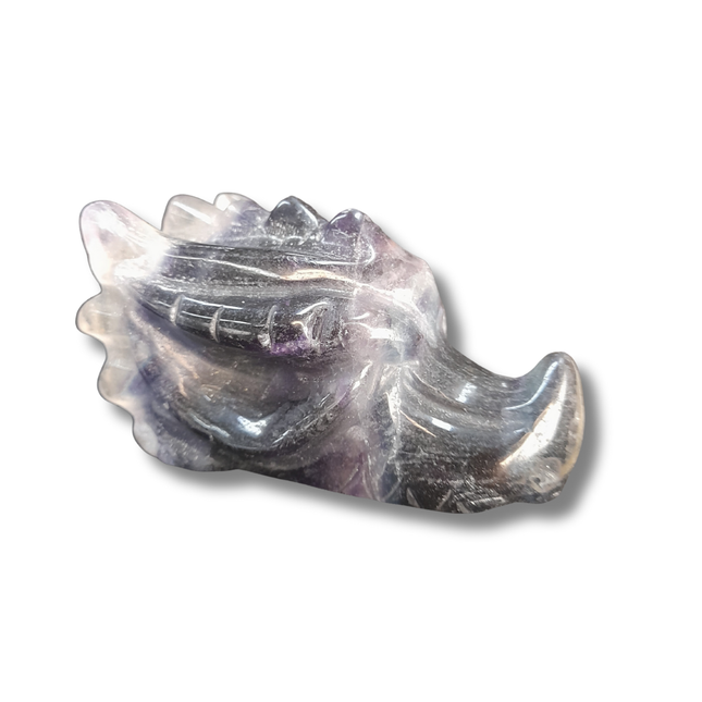 Fluoriet Draak Carving | 10 cm. nr 1