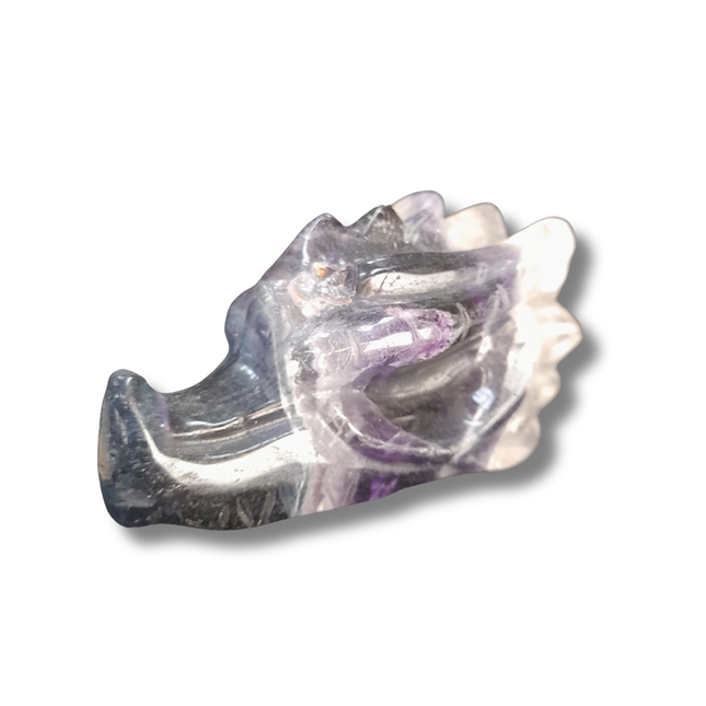 Fluoriet Draak Carving | 10 cm. nr 1