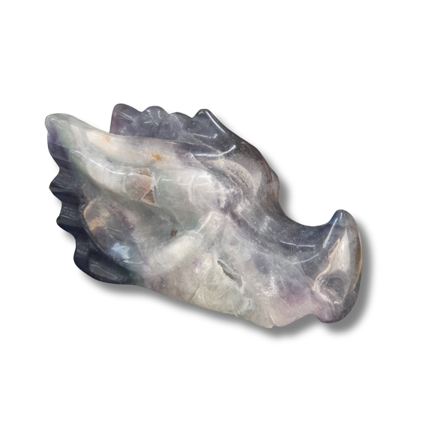Fluoriet Draak Carving | 10 cm. nr 3