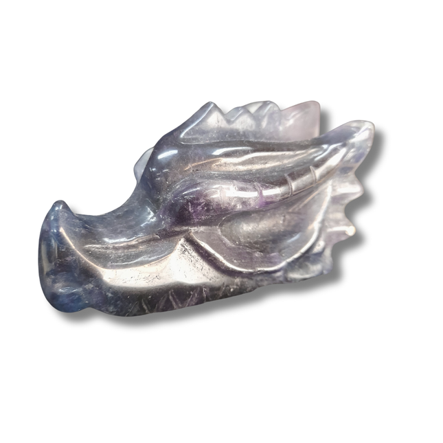Fluoriet Draak Carving | 10 cm. nr 3
