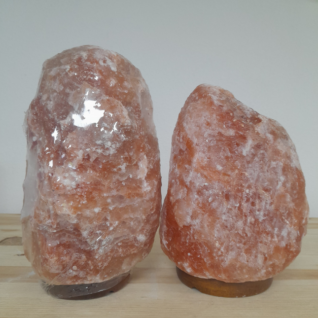 Zoutsteen lamp rood - Pakistan - 4 - 6 kilo per stuk