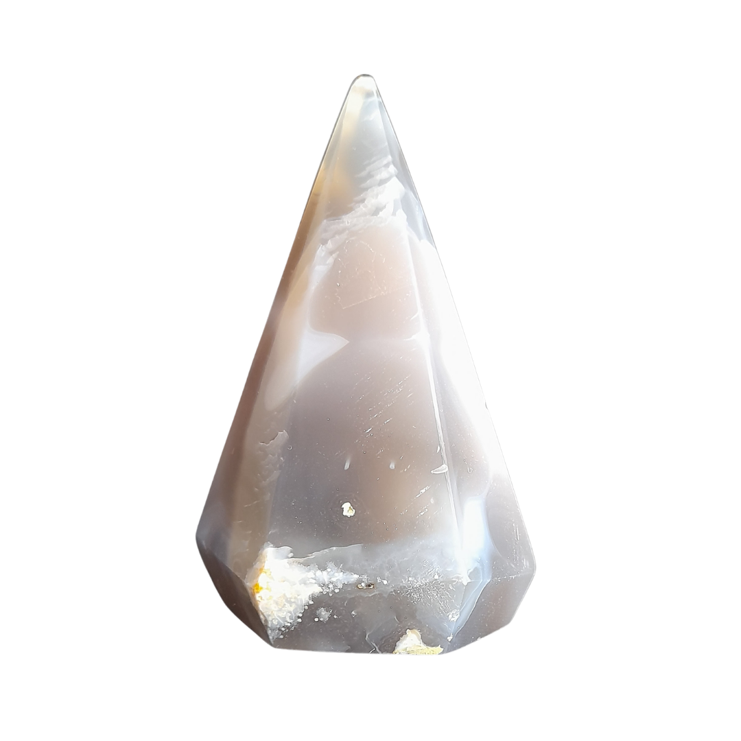 Agaat druzy diamant geslepten | nr 10 - Afbeelding 2