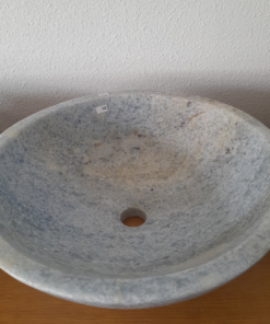 Blauwe Calciet Waskom Rond | Madagaskar