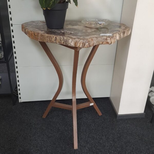 Versteend Hout Tafel | 82x50 cm | 43,6 kg | Madagaskar