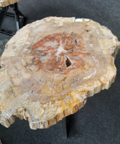 Alternative view of Versteend Hout Tafel | 90 × 74 cm | Madagaskar