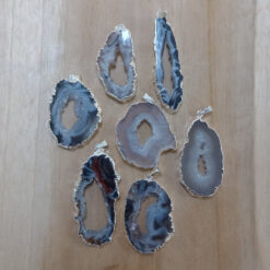 Druzy agaat Brazilië hanger