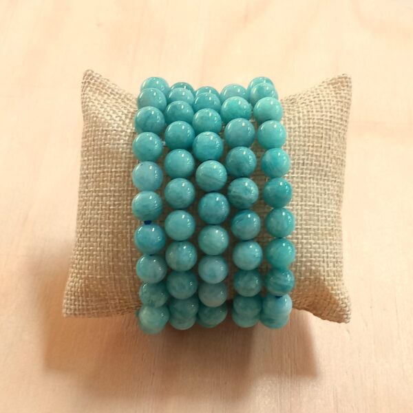 Hoge kwaliteit amazoniet 8 mm armbanden