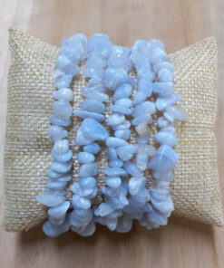 Chalcedoon splitarmband per stuk