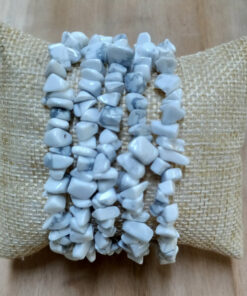 Howliet/magnesiet splitarmbanden per 5 stuks