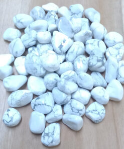 Howliet(magnesiet) trommelstenen per 250 gram