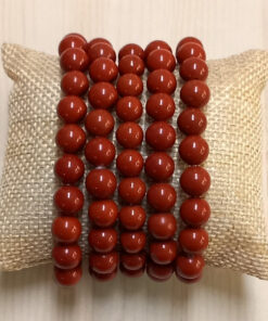 Rode jaspis armband 8 mm