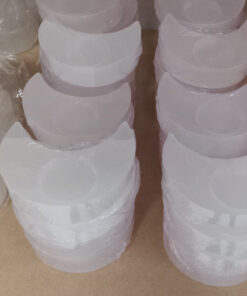 Seleniet Theelichthouder – Maanvorm – Marokko (per stuk)