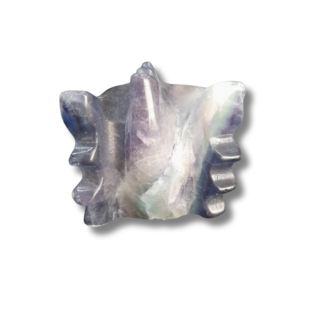 Fluoriet Draak Carving | 10 cm. nr 3 - Afbeelding 3